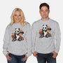 Panda Tattoo-Unisex-Crew Neck-Sweatshirt-ricolaa