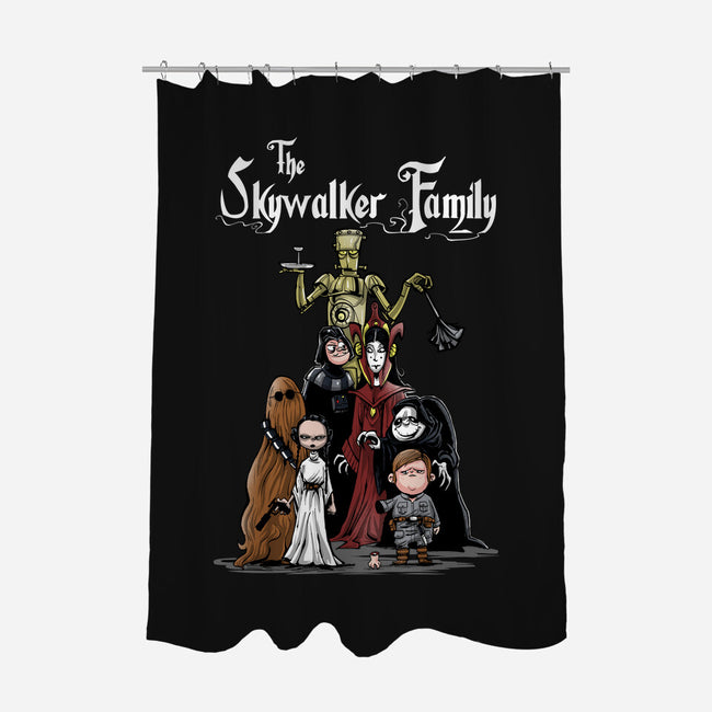 The Skywalker Family-None-Polyester-Shower Curtain-zascanauta