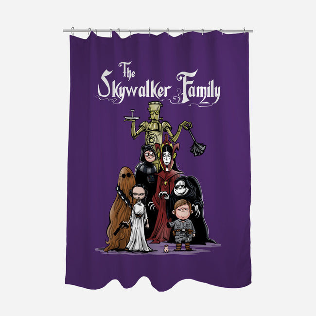 The Skywalker Family-None-Polyester-Shower Curtain-zascanauta