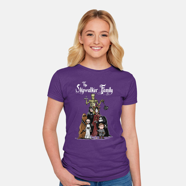 The Skywalker Family-Womens-Fitted-Tee-zascanauta