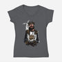 The Killing Rabbit-Womens-V-Neck-Tee-zascanauta
