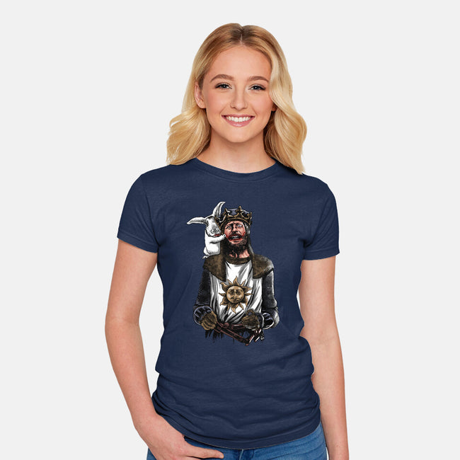 The Killing Rabbit-Womens-Fitted-Tee-zascanauta