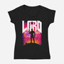 Star Lord-Womens-V-Neck-Tee-rocketman_art