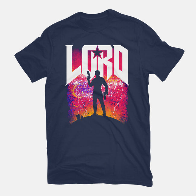 Star Lord-Womens-Basic-Tee-rocketman_art