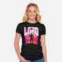 Star Lord-Womens-Fitted-Tee-rocketman_art