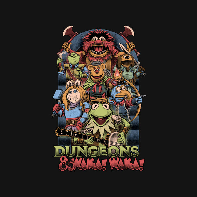 Dungeons And Waka Waka-Womens-Basic-Tee-Studio Mootant