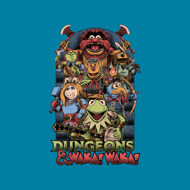 Dungeons And Waka Waka-Womens-Fitted-Tee-Studio Mootant