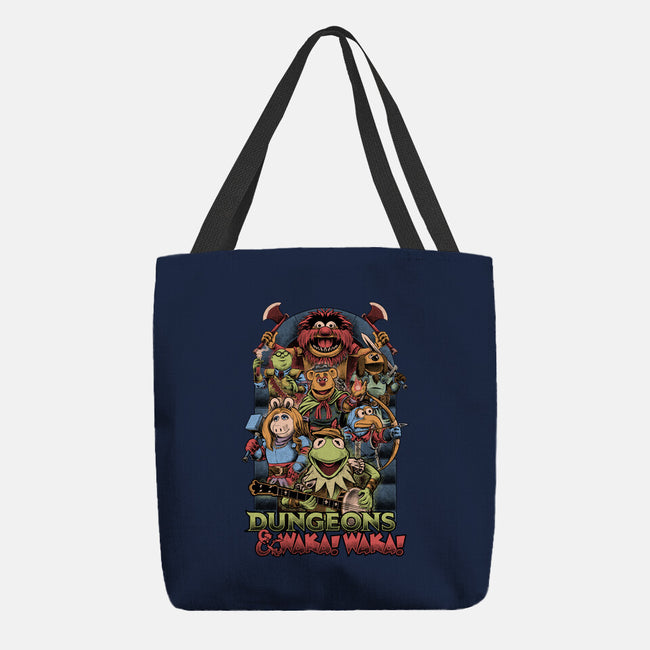 Dungeons And Waka Waka-None-Basic Tote-Bag-Studio Mootant