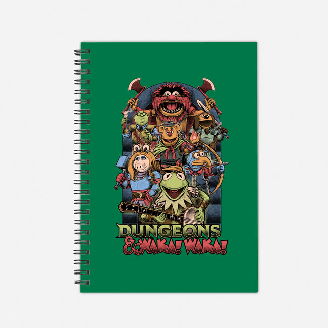 Dungeons And Waka Waka-None-Dot Grid-Notebook-Studio Mootant