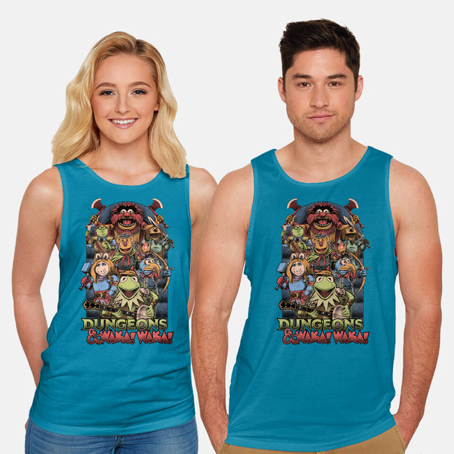 Dungeons And Waka Waka-Unisex-Basic-Tank-Studio Mootant