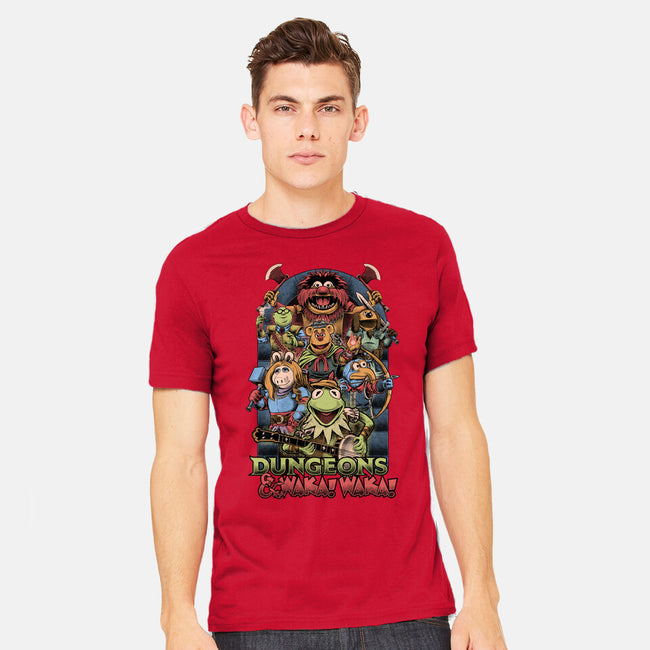 Dungeons And Waka Waka-Mens-Heavyweight-Tee-Studio Mootant