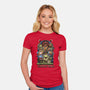 Dungeons And Waka Waka-Womens-Fitted-Tee-Studio Mootant