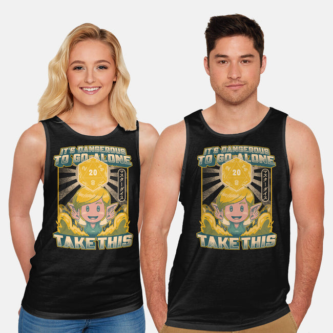 Take This-Unisex-Basic-Tank-Studio Mootant