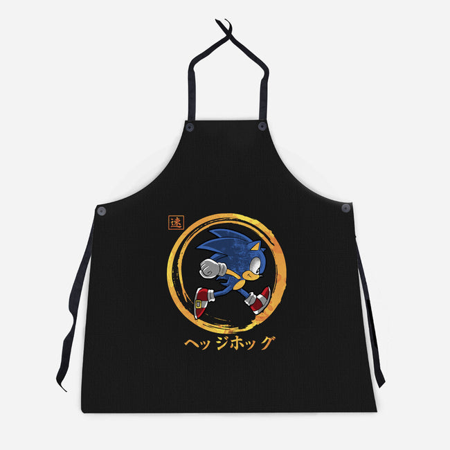 Quick Hedgehog-Unisex-Kitchen-Apron-Andriu