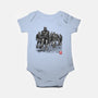 Seven Mandalorians-Baby-Basic-Onesie-DrMonekers