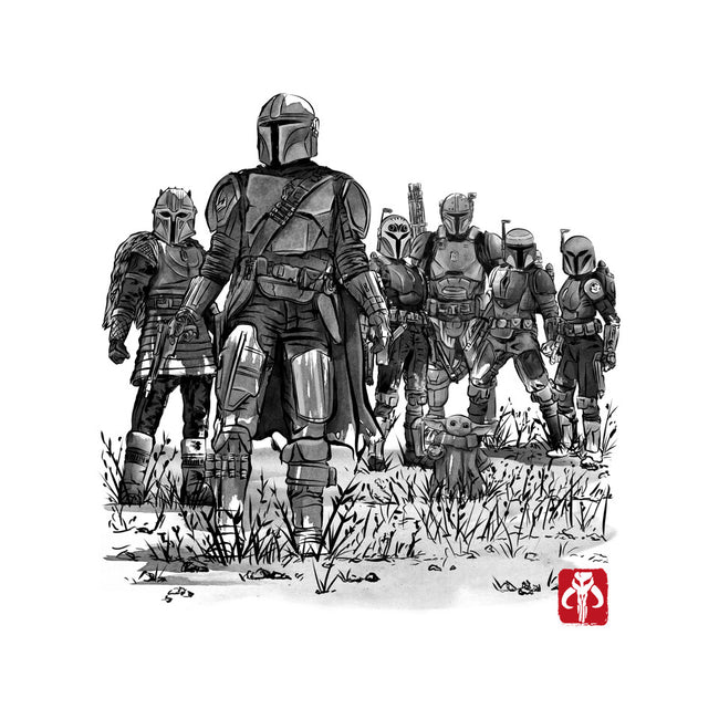 Seven Mandalorians-Unisex-Baseball-Tee-DrMonekers