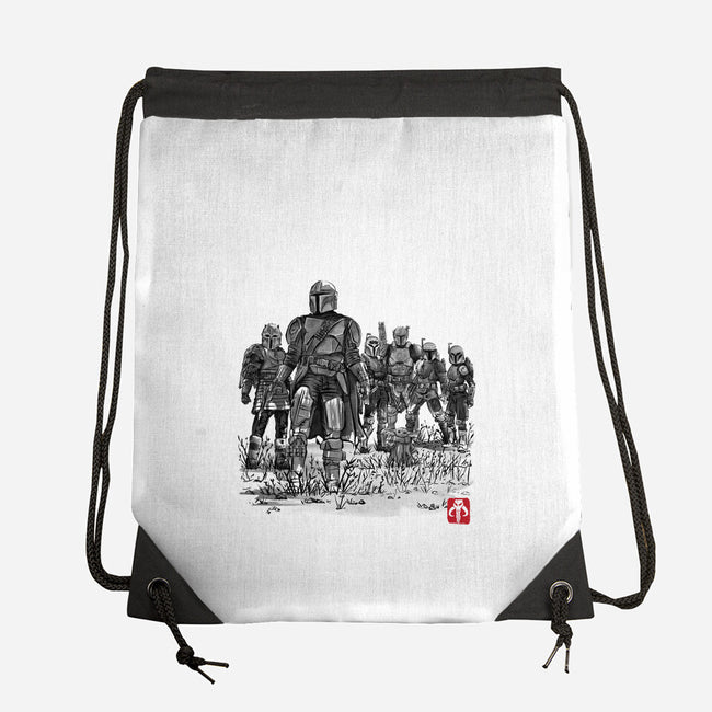 Seven Mandalorians-None-Drawstring-Bag-DrMonekers