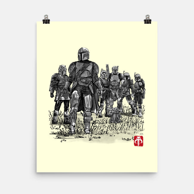 Seven Mandalorians-None-Matte-Poster-DrMonekers