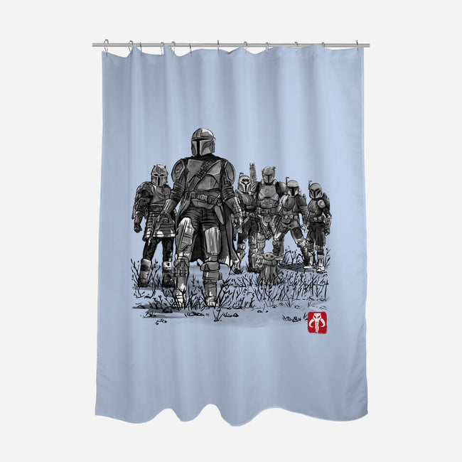 Seven Mandalorians-None-Polyester-Shower Curtain-DrMonekers