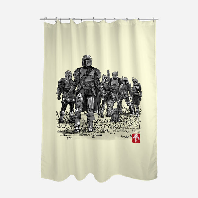 Seven Mandalorians-None-Polyester-Shower Curtain-DrMonekers