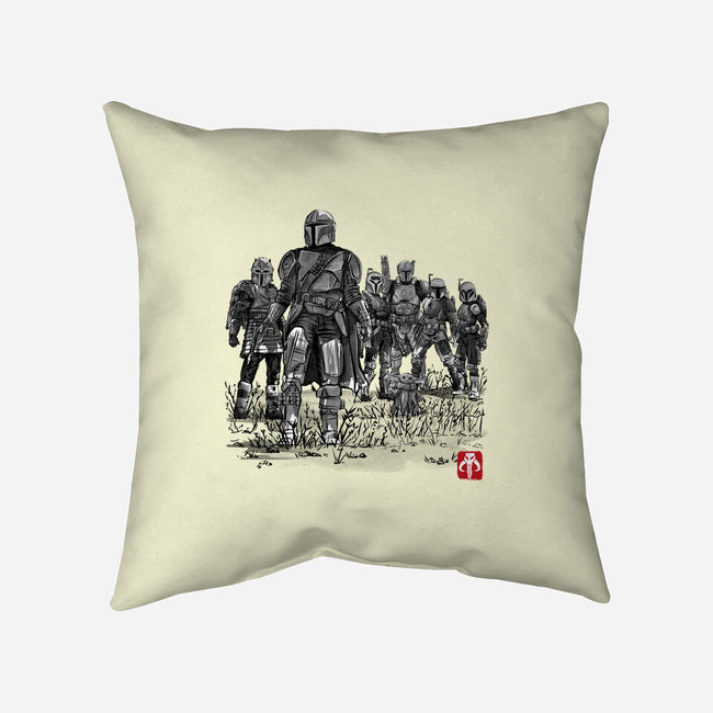Seven Mandalorians-None-Removable Cover w Insert-Throw Pillow-DrMonekers