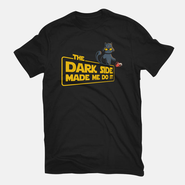The Dark Side Made Me Do It-Womens-Fitted-Tee-erion_designs