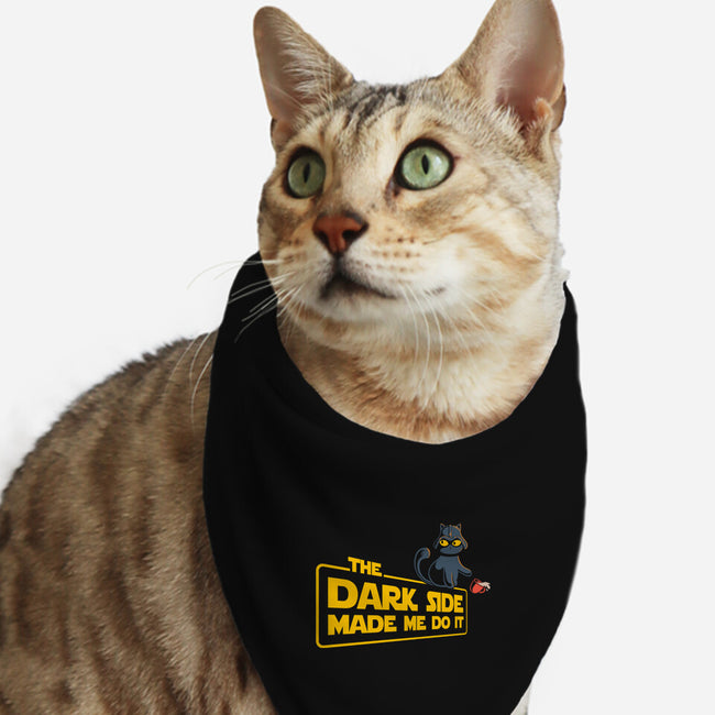 The Dark Side Made Me Do It-Cat-Bandana-Pet Collar-erion_designs