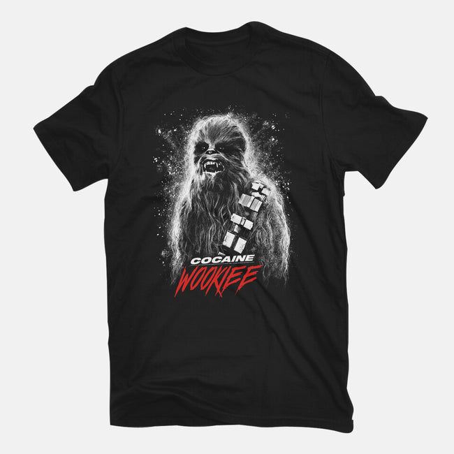 Cocaine Wookiee-Womens-Fitted-Tee-CappO