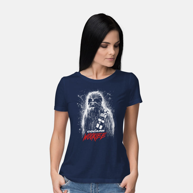 Cocaine Wookiee-Womens-Basic-Tee-CappO
