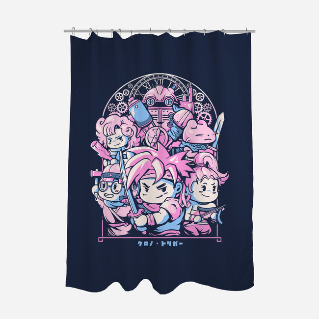 Chrono Squad-None-Polyester-Shower Curtain-eduely