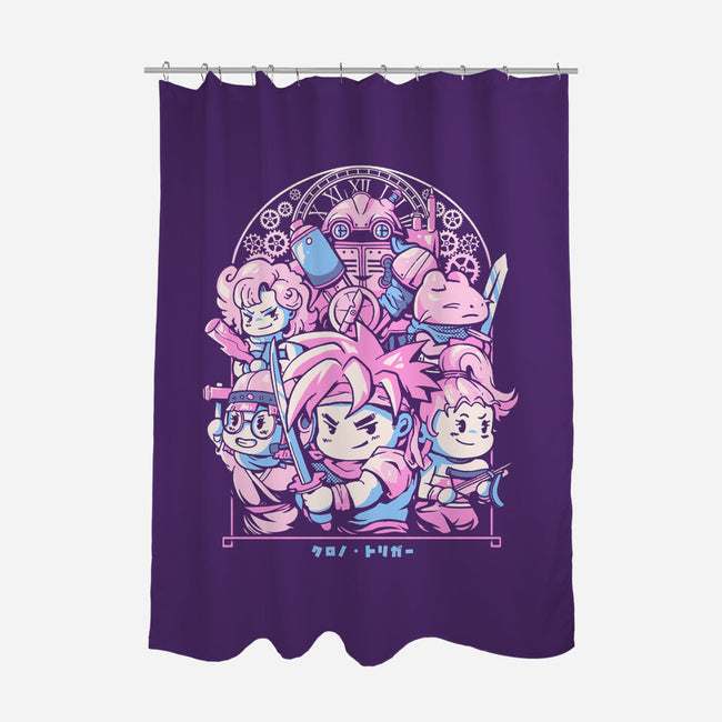 Chrono Squad-None-Polyester-Shower Curtain-eduely