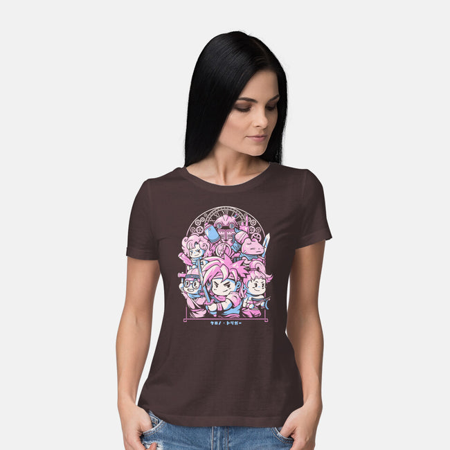 Chrono Squad-Womens-Basic-Tee-eduely