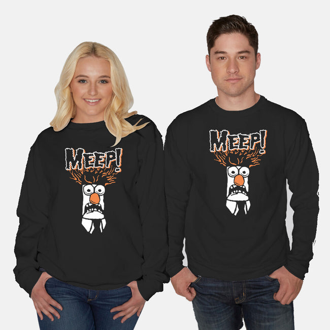 Meep-Unisex-Crew Neck-Sweatshirt-dwarmuth