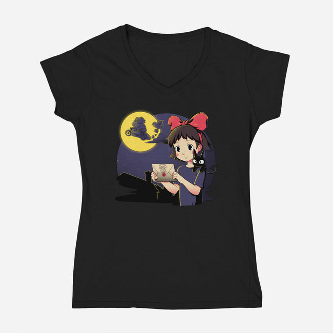 You Have Been Accepted-womens v-neck tee-Coinbox Tees
