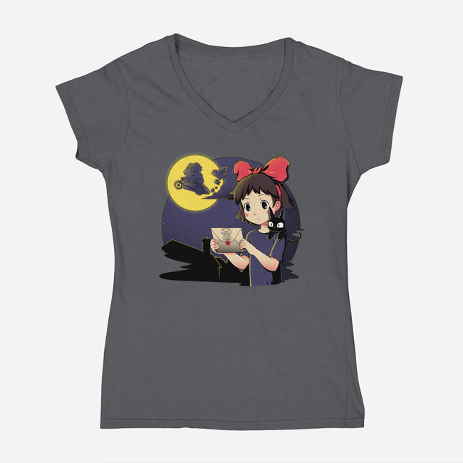 You Have Been Accepted-womens v-neck tee-Coinbox Tees