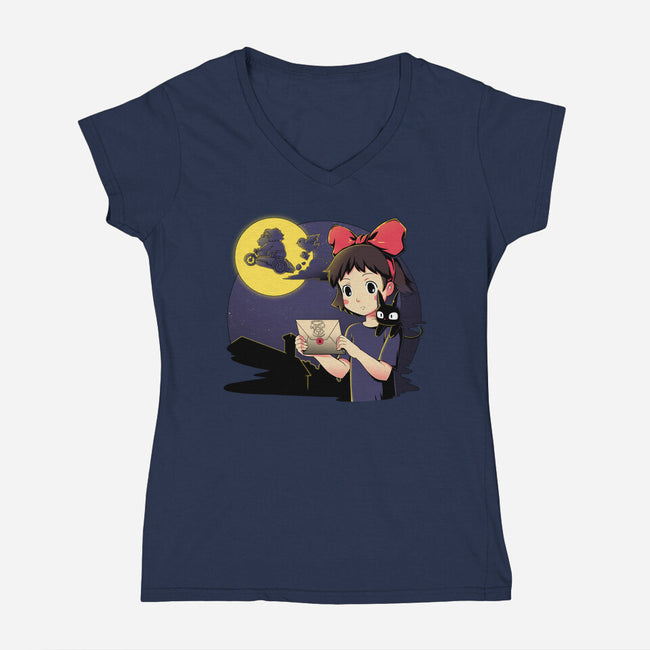 You Have Been Accepted-womens v-neck tee-Coinbox Tees