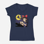 You Have Been Accepted-womens v-neck tee-Coinbox Tees