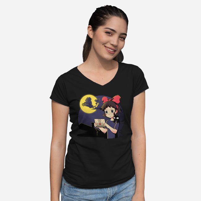 You Have Been Accepted-womens v-neck tee-Coinbox Tees