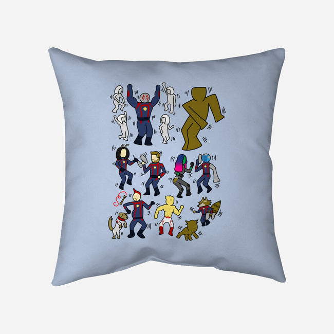 Galaxy Dance-None-Removable Cover-Throw Pillow-MarianoSan