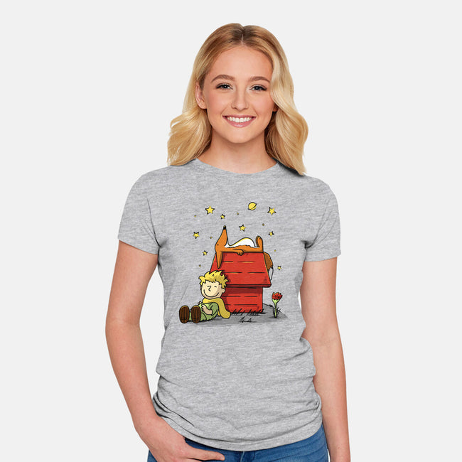 Le Petit Princenuts-Womens-Fitted-Tee-ducfrench