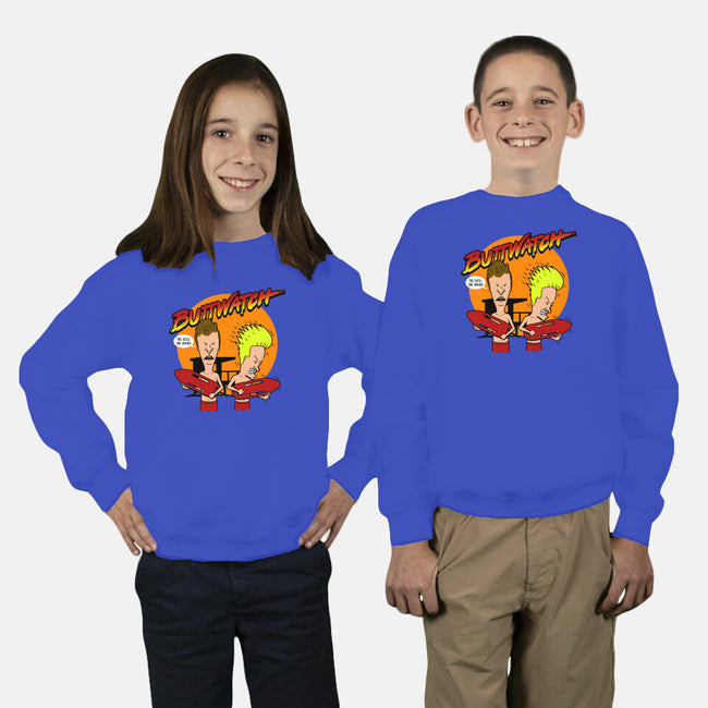 Buttwatch-Youth-Crew Neck-Sweatshirt-Boggs Nicolas