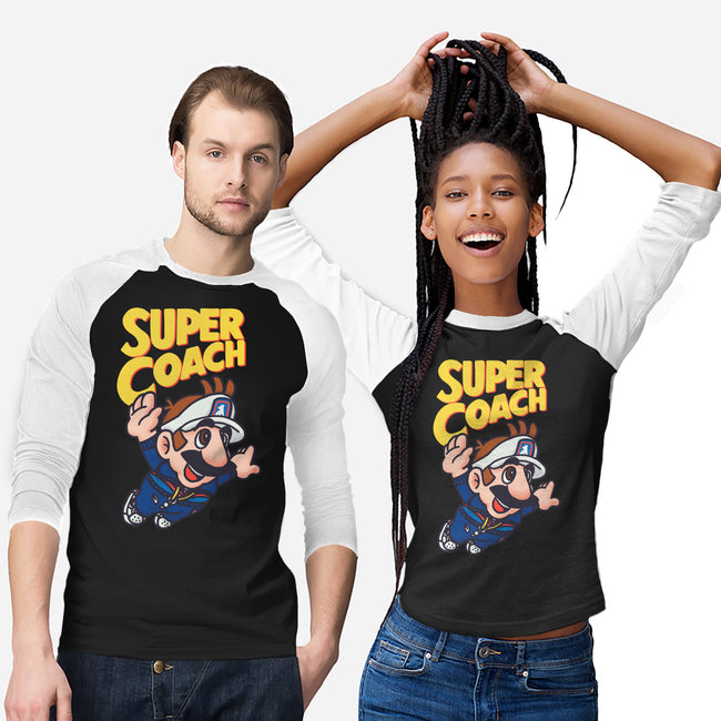 Super Coach-Unisex-Baseball-Tee-rodrigobhz