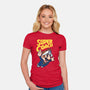 Super Coach-Womens-Fitted-Tee-rodrigobhz