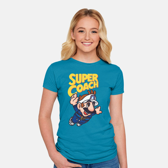 Super Coach-Womens-Fitted-Tee-rodrigobhz