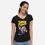 Super Coach-Womens-V-Neck-Tee-rodrigobhz