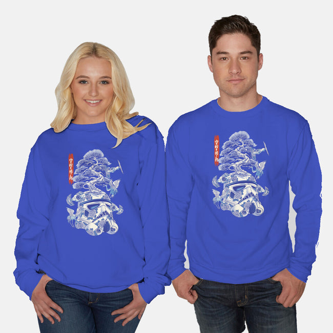 Porcelain Trooper-Unisex-Crew Neck-Sweatshirt-gaci