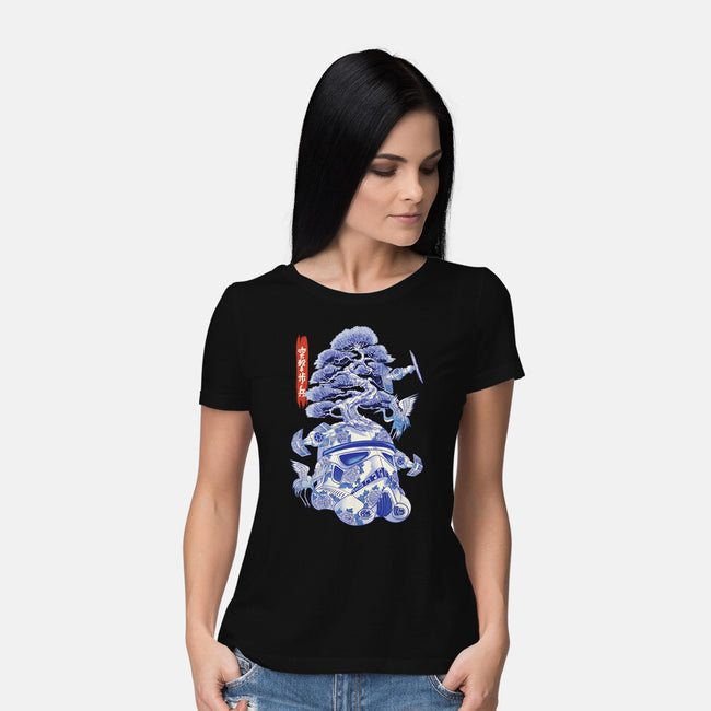 Porcelain Trooper-Womens-Basic-Tee-gaci