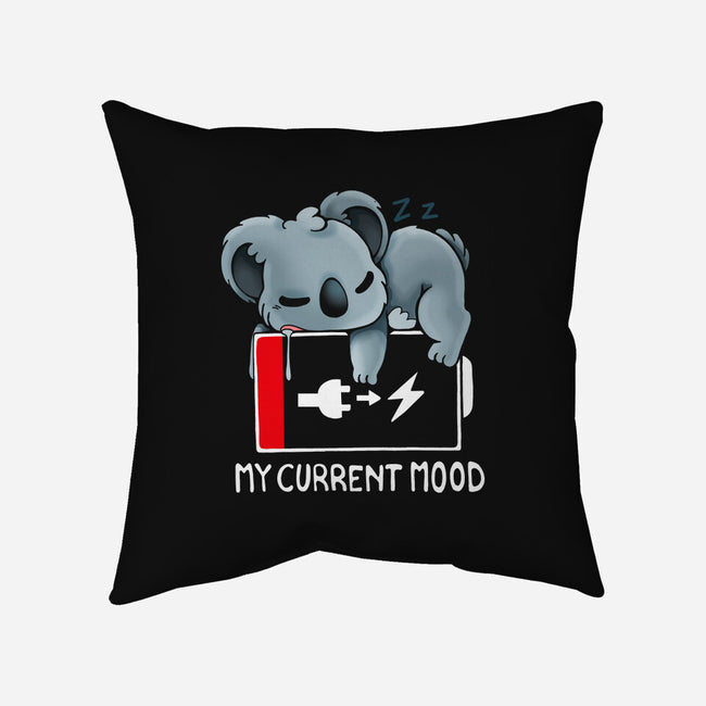 My Current Mood-None-Removable Cover-Throw Pillow-Vallina84