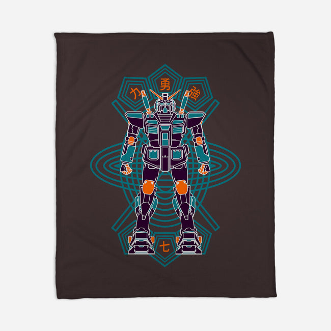 Gundam Type 6-None-Fleece-Blanket-ZeroShelfLife