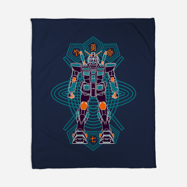 Gundam Type 6-None-Fleece-Blanket-ZeroShelfLife